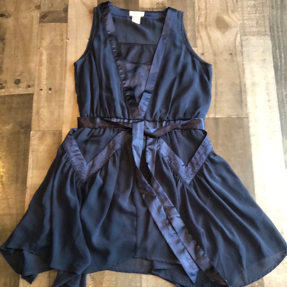 S line navy short dress